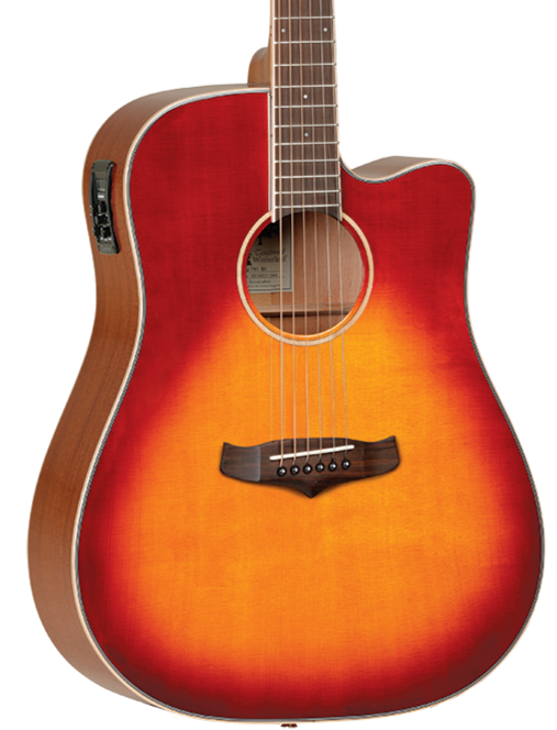 Tanglewood TW5SB Winterleaf Dreadnought Cutaway - Solid Top - Sunburst