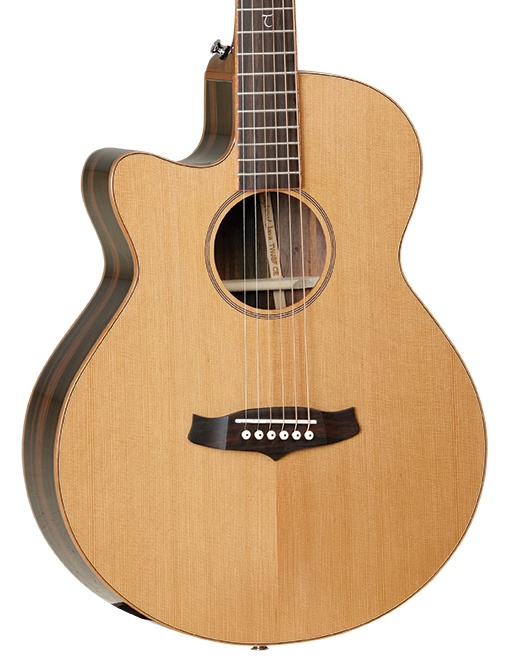 Tanglewood TWJSFCELH Java Superfolk Cutaway Electric Left-Handed Guitar