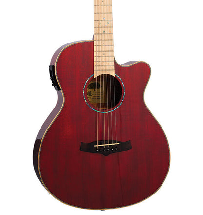 Tanglewood Winterleaf Pro Super Folk Acoustic Guitar - Barossa Red Gloss
