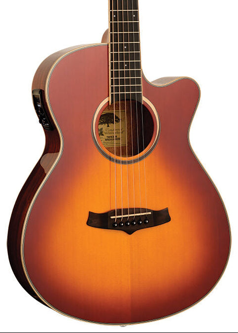 Tanglewood Winterleaf Pro Super Folk Acoustic Guitar - Sunburst