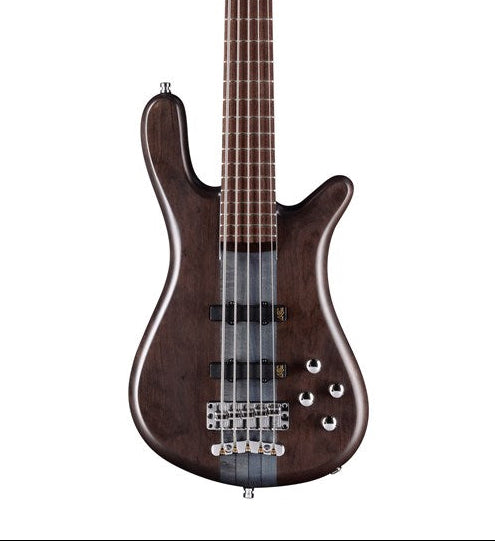 Warwick TeamBuilt Pro Series Streamer Stage 1 5-String Bass Guitar - Nirvana Black Transparent Satin