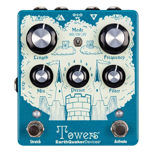 Earthquaker Devices Towers Stereo Reverberant Filter Pedal