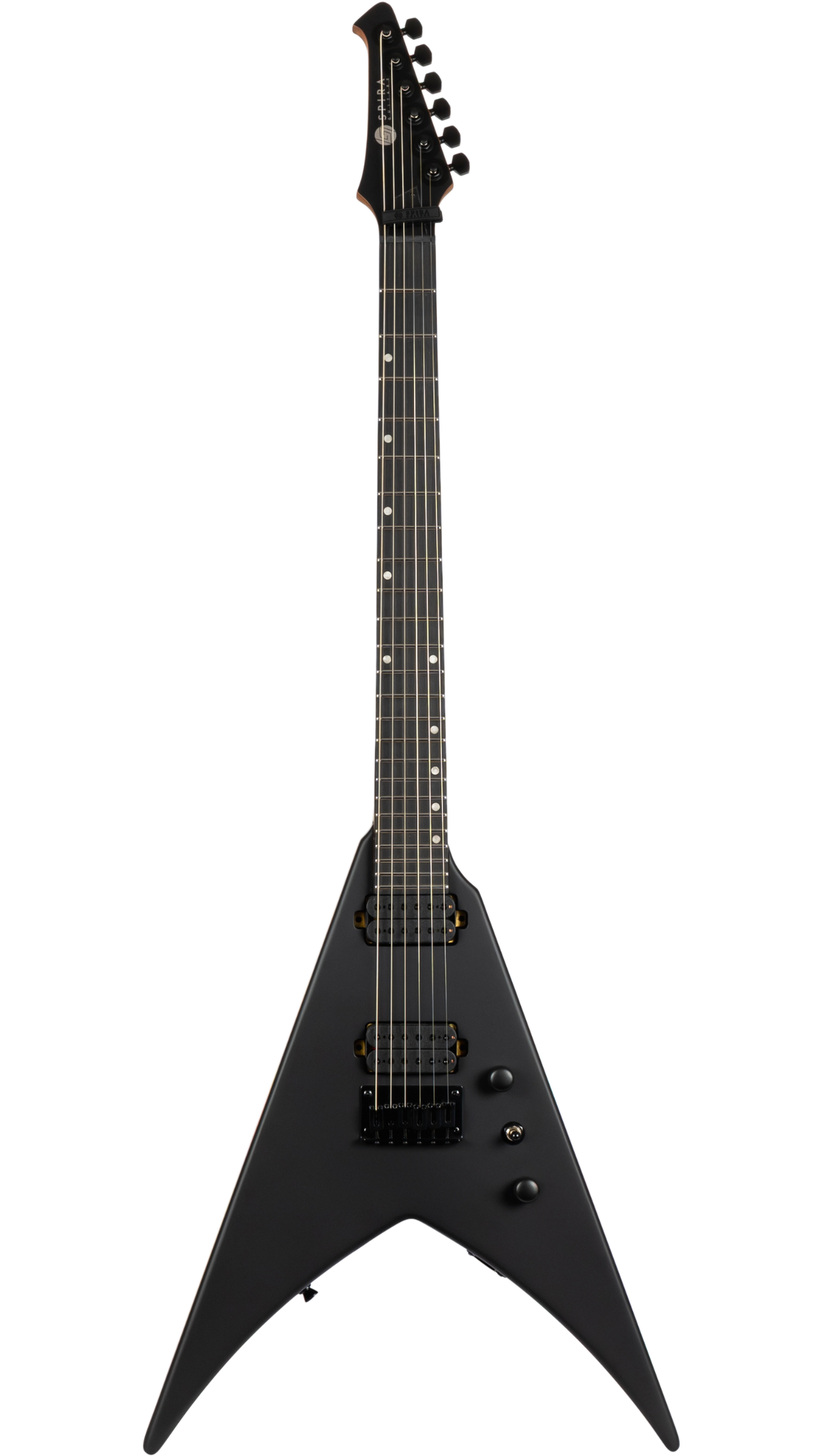 Spira V-400 MBK Electric Guitar - Satin Black