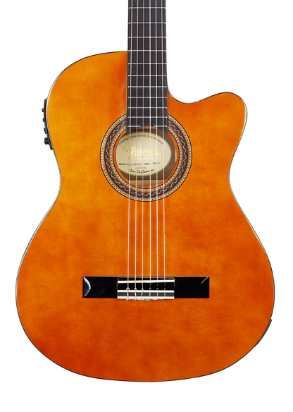 Valencia 104HTCE Hybrid Thin Body Classical Guitar