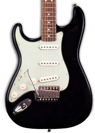 SX ¾ Size Electric Guitar - Black - Left Handed