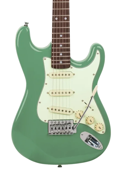 SX ¾ Size Electric Guitar - Electric Green