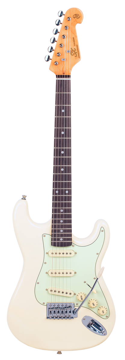 SX ¾ Size Electric Guitar - Vintage White
