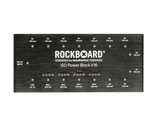 Warwick Rockboard Iso Power Block V16