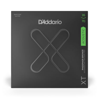 D'Addario XT Acoustic Baritone Phosphor Bronze Strings - 16-70