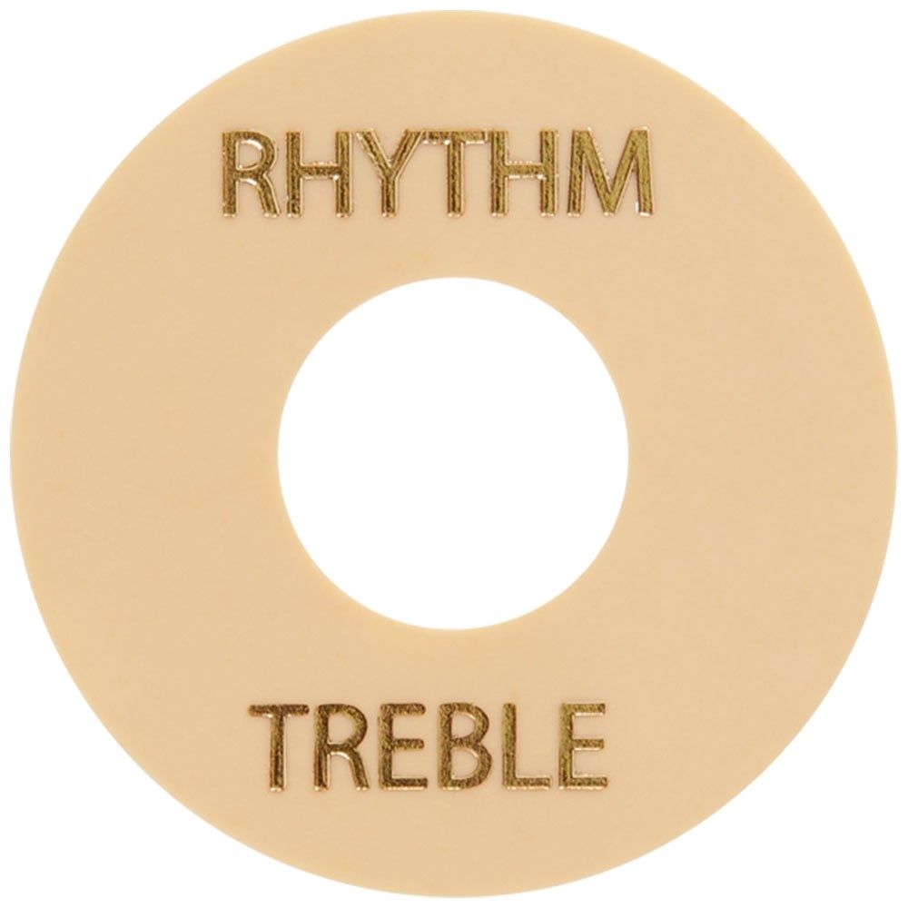 Gibson Toggle Switch Washer - Creme w/ Gold Letters