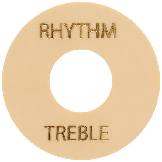 Gibson Toggle Switch Washer - Creme w/ Gold Letters