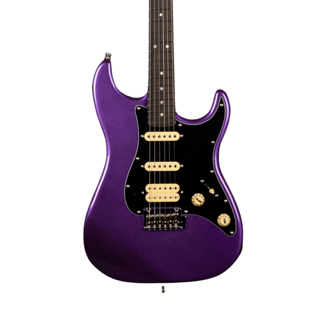 Jet JS-400 HSS Roasted Maple Neck Electric Guitar - Plum