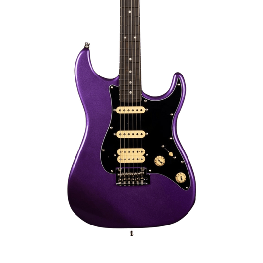 Jet JS-400 HSS Roasted Maple Neck Electric Guitar - Plum