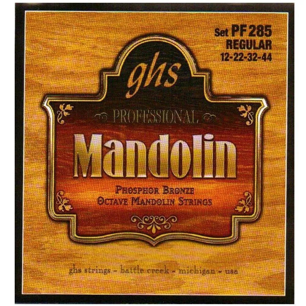 GHS PF285 Octave Mandolin Phosphor Bronze Strings 12-44