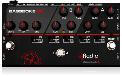 Radial Bassbone Overdrive Pedal
