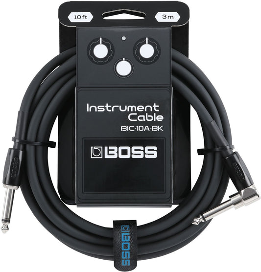 Boss BIC-10 Instrument Cable 10ft RA Black