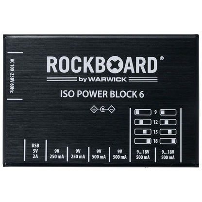 RockBoard ISO Power Block V6 IEC Multi Power Supply