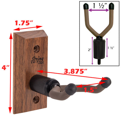 String Swing American Oak Home/Studio Ukulele/Mandolin Hanger