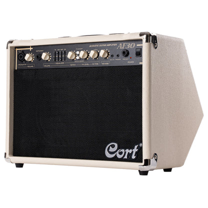 Cort AF30 30 Watt Acoustic Guitar Amplifier - Ivory