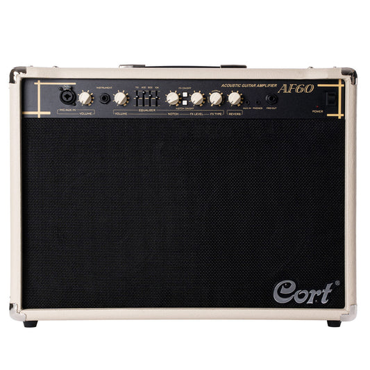 Cort AF60 60 Watt Acoustic Guitar Amplifier - Ivory