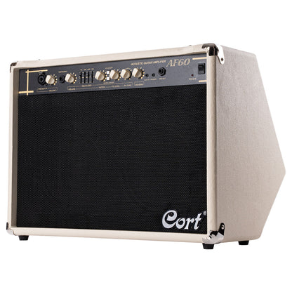 Cort AF60 60 Watt Acoustic Guitar Amplifier - Ivory