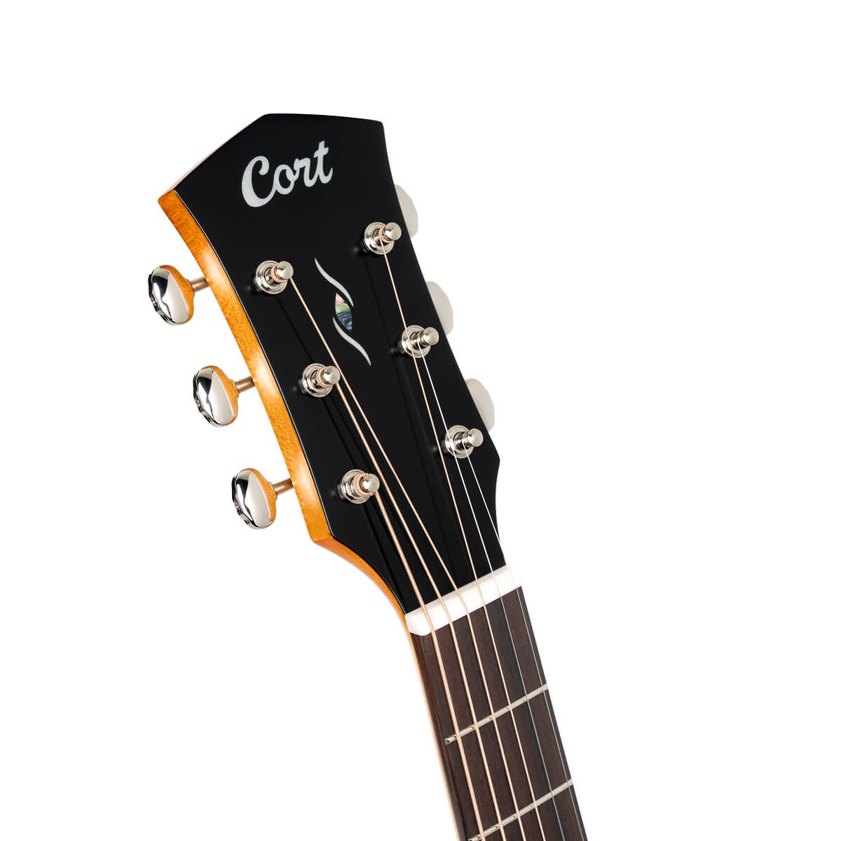 Cort Core-OC Maple All Solid Acoustic Guitar w/ Case - Brown Burst