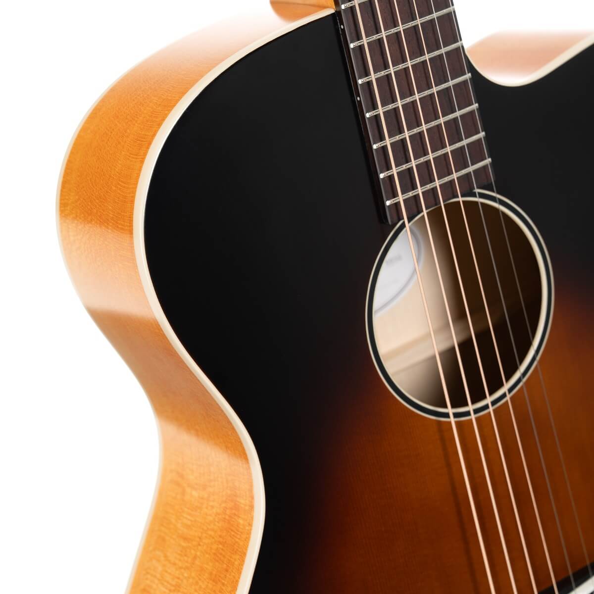 Cort Core-OC Maple All Solid Acoustic Guitar w/ Case - Brown Burst
