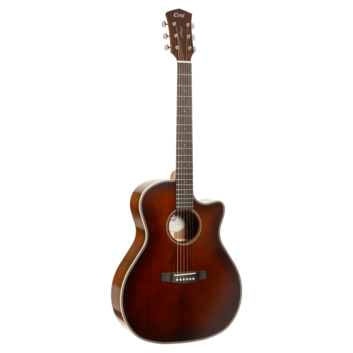 Cort Essence GA4 Acoustic Guitar - Brown Burst Semi Gloss