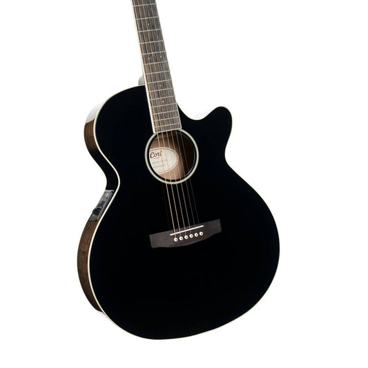 Cort Exotic-SFX Acoustic Guitar - Ash - Black