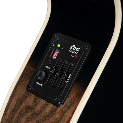 Cort Exotic-SFX Acoustic Guitar - Ash - Black