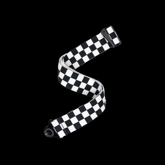 D'Addario Auto Lock Strap - Checkerboard