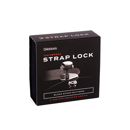 D'Addario Universal Straplock System - Black