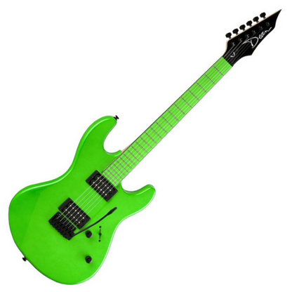 Dean Custom Zone HB Electric Guitar - Fluorescent Green