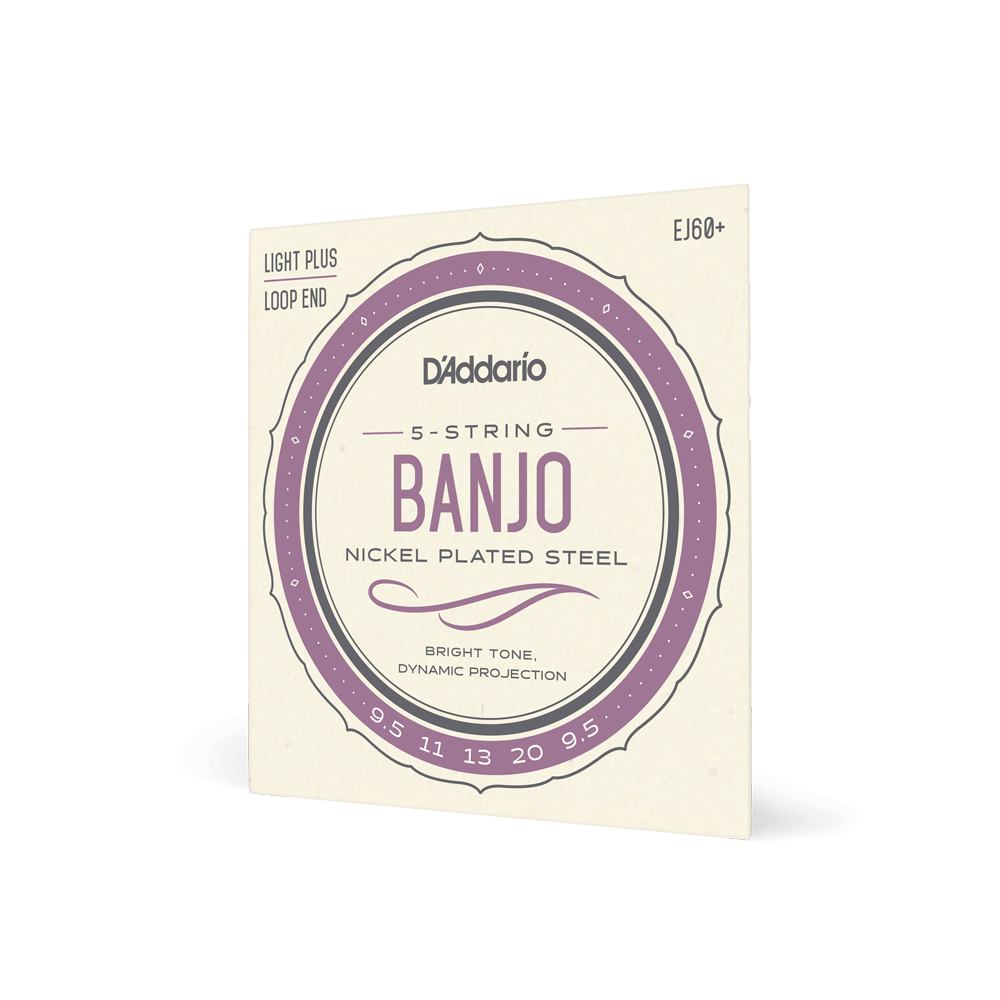 D'Addario EJ60+ Banjo Strings Light 9.6-20w