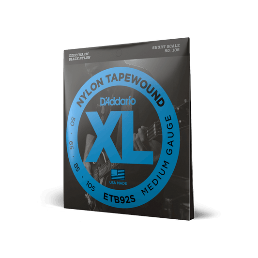 D'Addario ETB92S XL Nylon Tapewound 50-105 Short Bass Strings