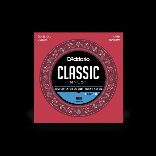 D'Addario EJ27H - Student Nylon Guitar Strings - Hard Tension