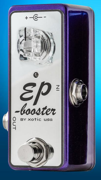 Xotic EP Booster Pedal Ltd Anniversary Metallic Purple | Guitar Bros
