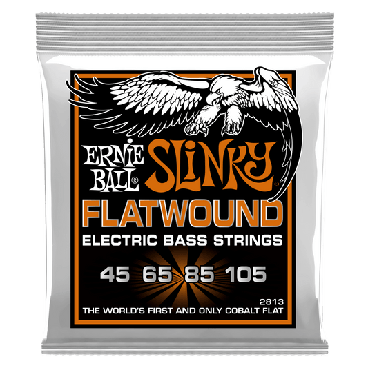 Hybrid Slinky Flatwound Electric Bass Stings 45-105 Gauge