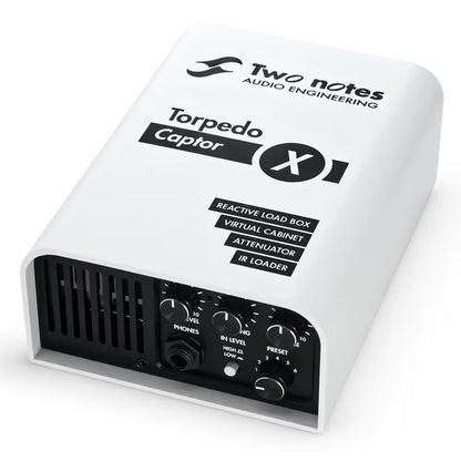 Two Notes Torpedo Captor X Reactive Load Box, Virtual Cab Attenuator & IR Loader - 8 Ohm