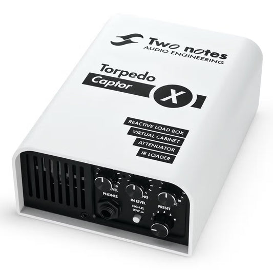 Two Notes Torpedo Captor X Reactive Load Box, Virtual Cab Attenuator & IR Loader - 8 Ohm