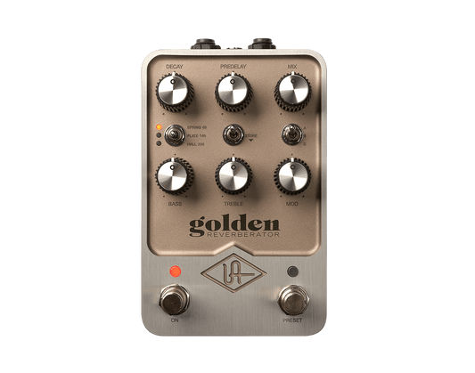Universal Audio UAFX Golden Reverberator Reverb Pedal