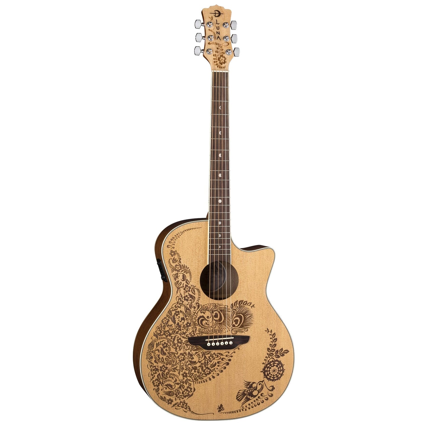 Luna Henna Oasis Cutaway Acoustic Guitar
