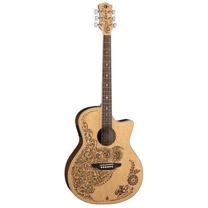 Luna Henna Oasis Cutaway Acoustic Guitar