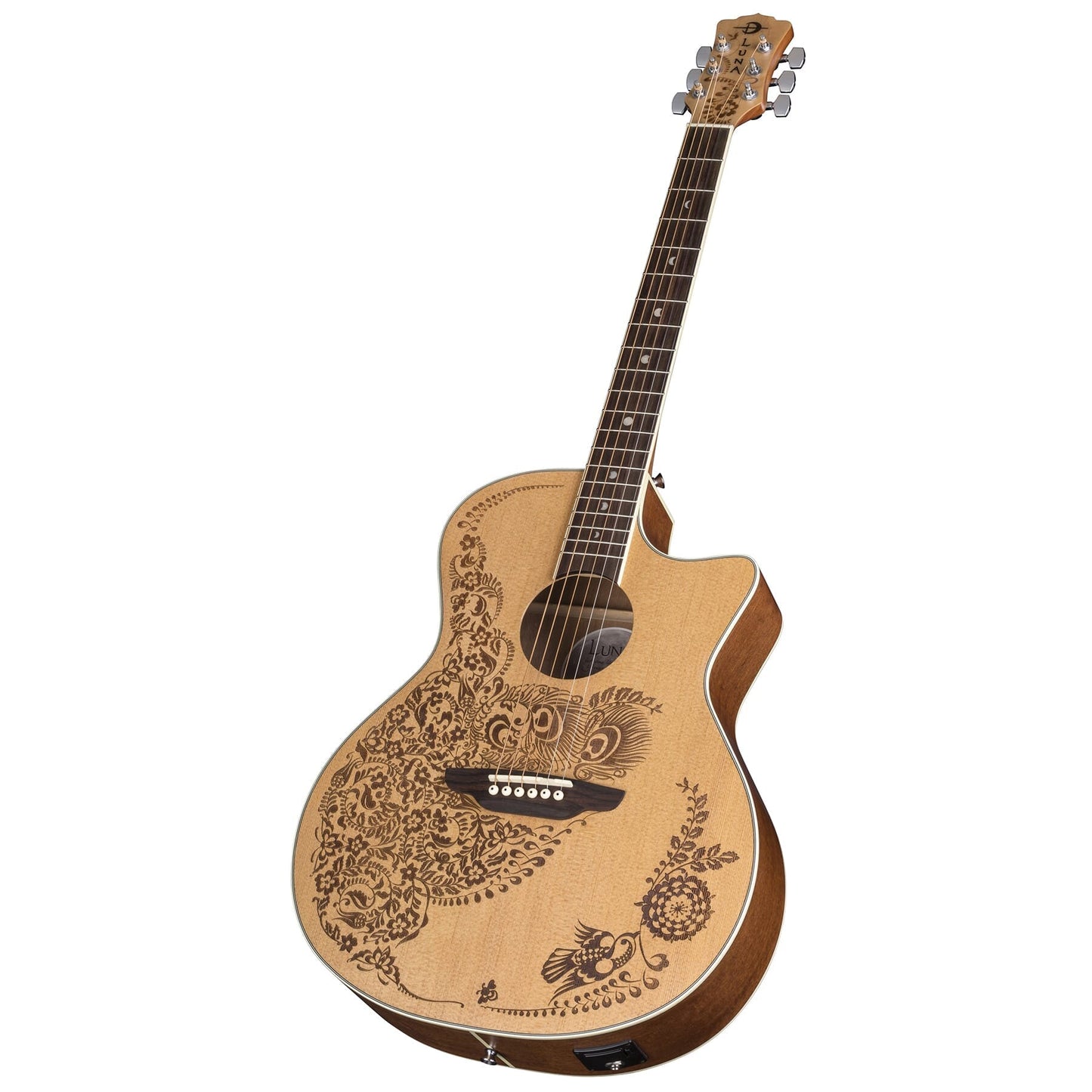 Luna Henna Oasis Cutaway Acoustic Guitar
