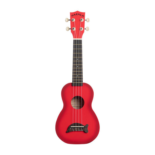 Makala Dolphin Soprano Ukulele -  Candy Apple Red