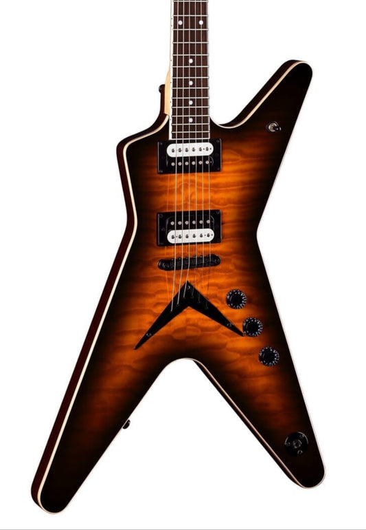 Dean ML X Quilted Maple Top Electric Guitar - Trans Brazilia