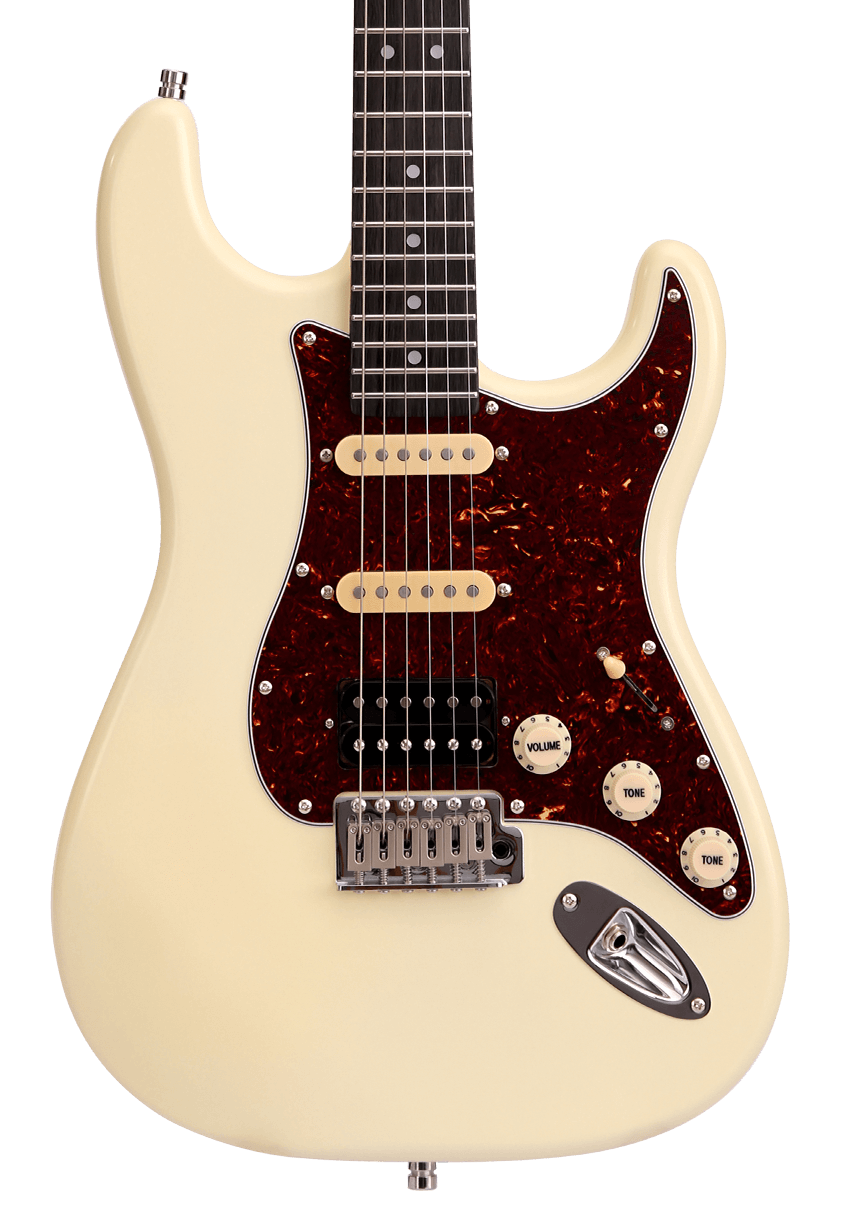 Patina PS4 Maple Olympic White Electric Guitar