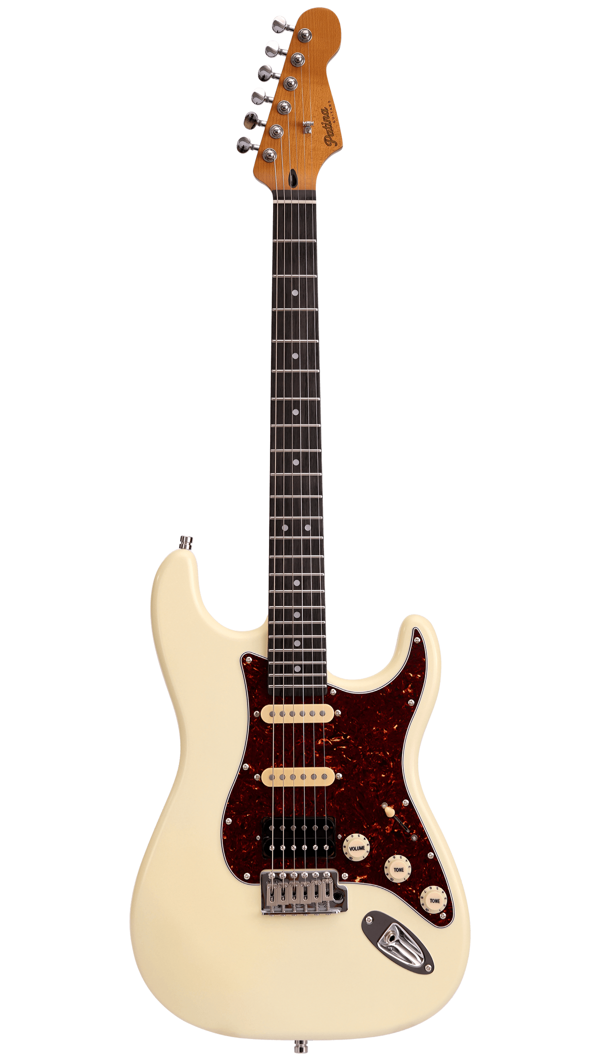 Patina PS4 Maple Olympic White Electric Guitar