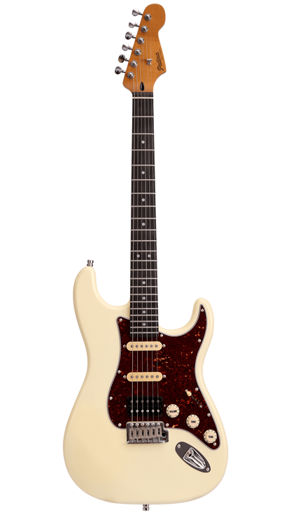 Patina PS4 Maple Olympic White Electric Guitar