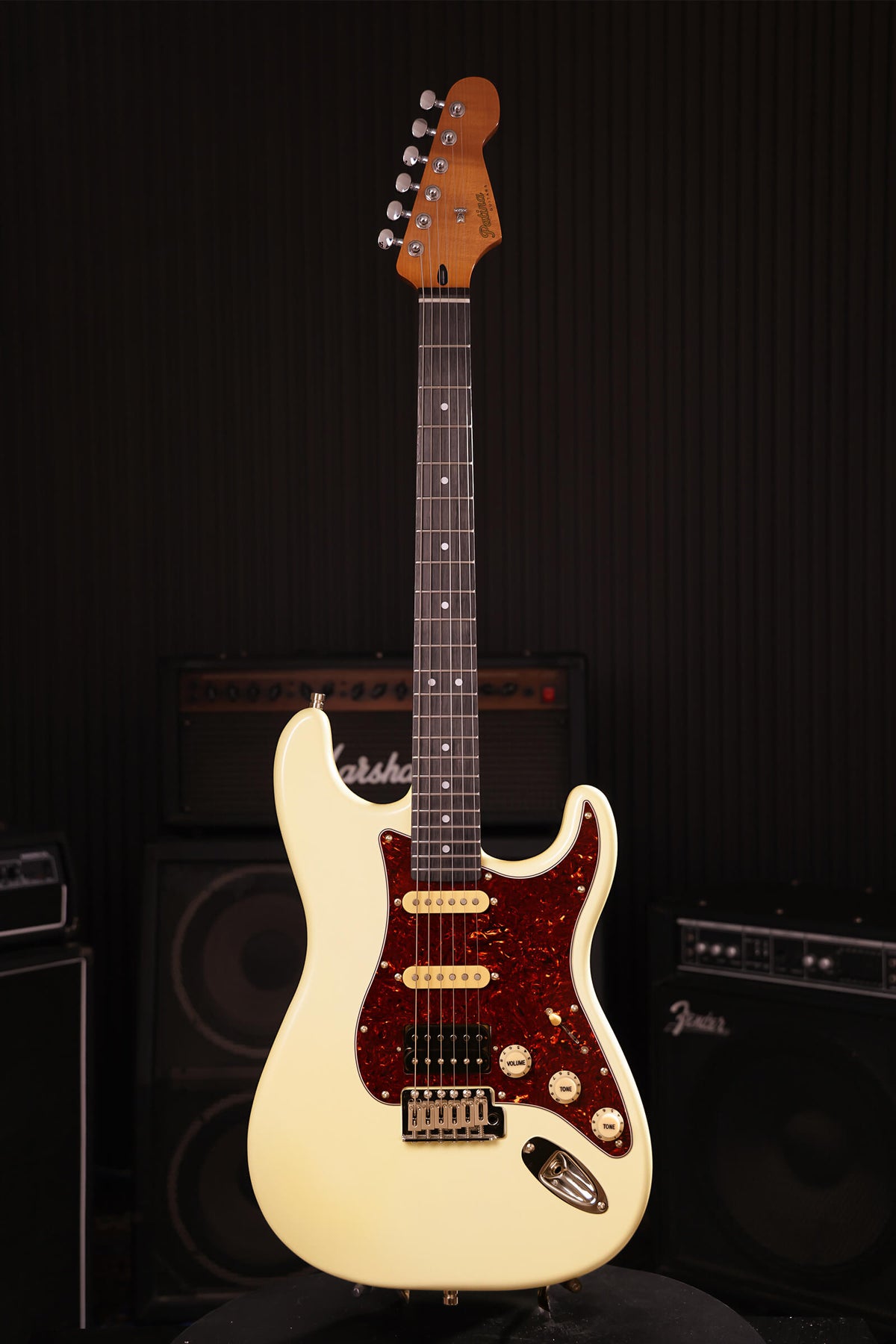 Patina PS4 Maple Olympic White Electric Guitar